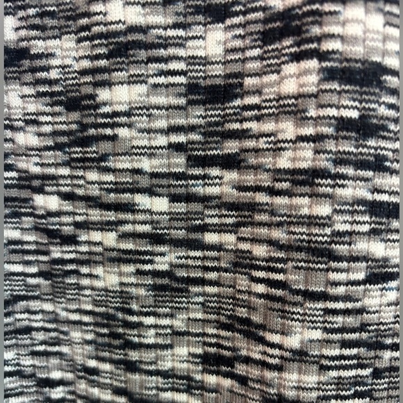 Lane Bryant Heather Black Cutout Front Ribbed Short Sleeve Sweater Dress 26/28 - Picture 7 of 10